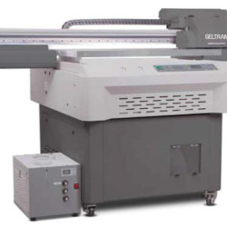 Geltransa 90 x 60 Flatbad UV Baskı makinesi 